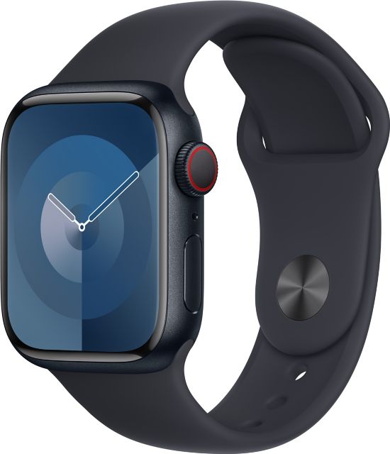 Apple Watch Series 9 GPS + Cellular 45mm Midnight Aluminum Case