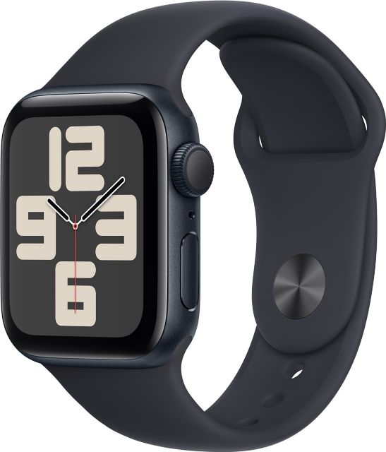 Apple Watch SE GPS 40mm Midnight Aluminum Case with Midnight Sport