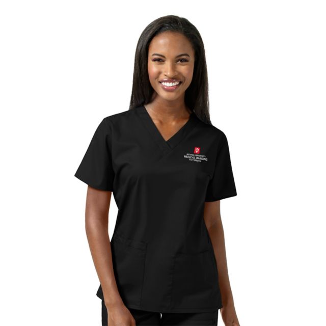 Womens Vneck Scrub Top