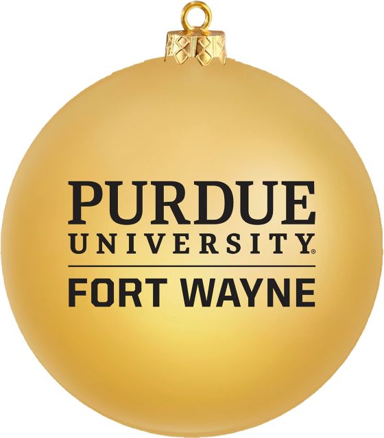 Purdue University Fort Wayne Shatterproof Round Ornament
