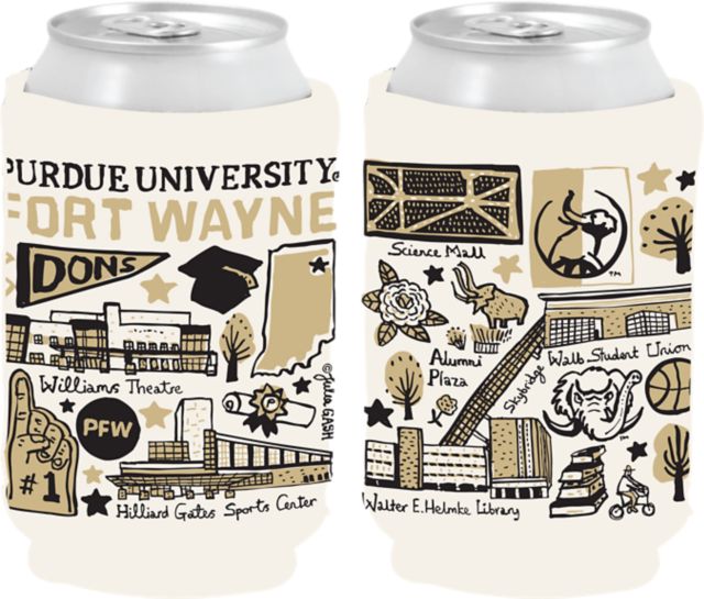 Purdue University Fort Wayne Julia Gash Can Coozie