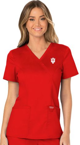 IUFW Womens Red Revolution Scrub Top IUFW Nursing Student - ONLINE ONLY