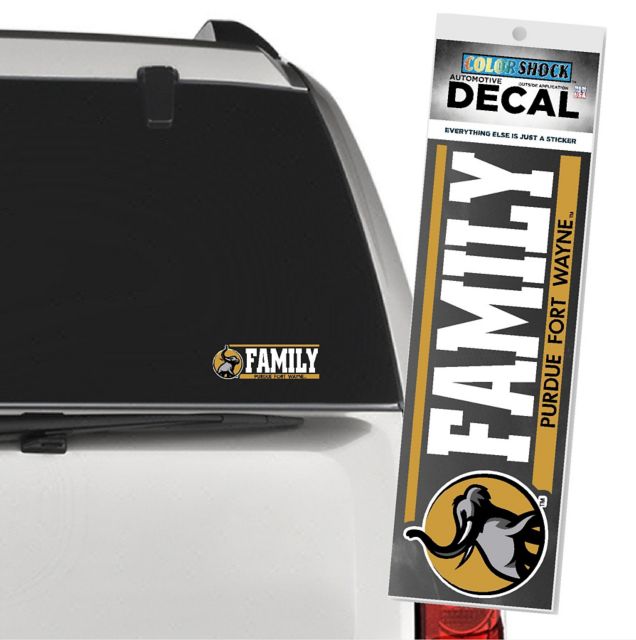 Purdue University Fort Wayne Mascor Family Decal