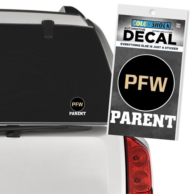 Purdue University Fort Wayne Proud Parent Decal