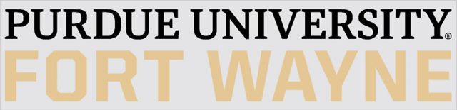 Purdue University Fort Wayne Cling Decal