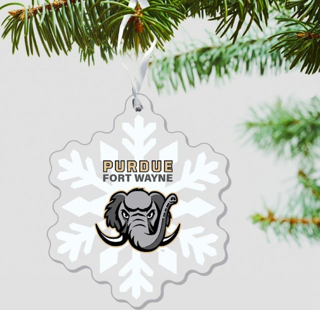 Purdue University Fort Wayne Mastodons 3'' x 4'' Ornament