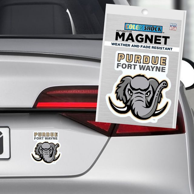 Purdue University Fort Wayne Mastodons 4x4 Magnet