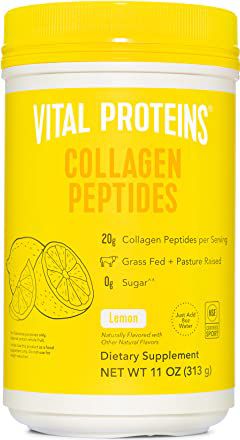 Vital Proteins Collagen Peptides Lemon Flavor Dietarty Suplement.