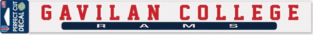 Gavilan College 2'' x 17'' Perfect Cut Decal