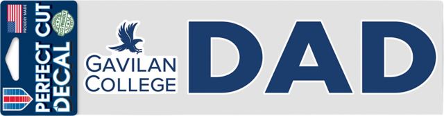 Gavilan College 3'' x 10'' Dad Decal