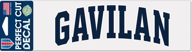 Gavilan College 3'' x 10'' Perfect Cut Decal