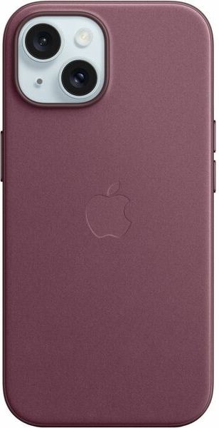 iPhone 15 FineWoven Case with MagSafe - Mulberry