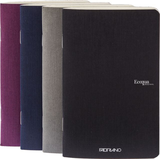 Ecoqua Pocket Blank Notebook Set/4 Winter Colors