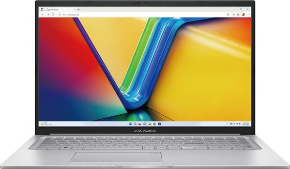 Asus VivoBook 17 Notebook Intel Pentium 8505 - 8 GB Total RAM - 8 GB On-board Memory - 256 GB SSD - Quiet BlueIntel Chip - Windows 11 Pro