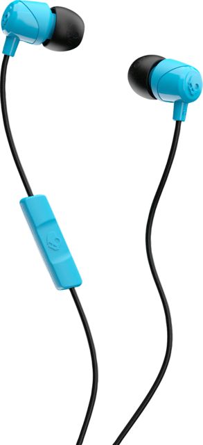 Skullcandy Jib In-Ear Earbuds with Mic, Blue/Black