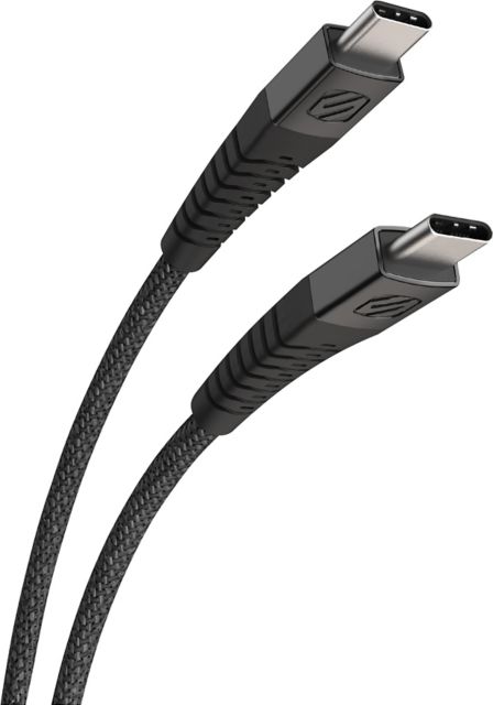 Scosche Strikeline Heavy Duty Premium USB Charge and Sync Cable 4ft, Black