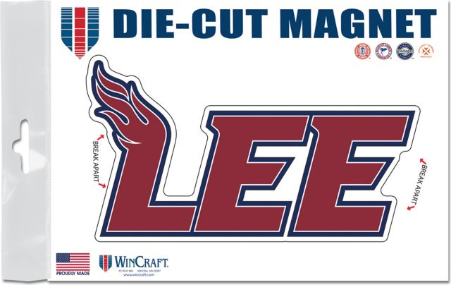 Lee University Flames 3 x 5 Magnet