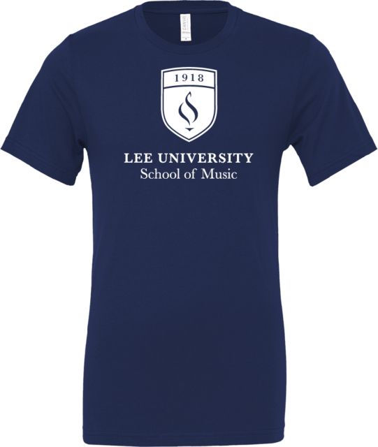 Lee University Bella + Canvas Jersey Cotton T Shirt Lee School of Music - ONLINE ONLY