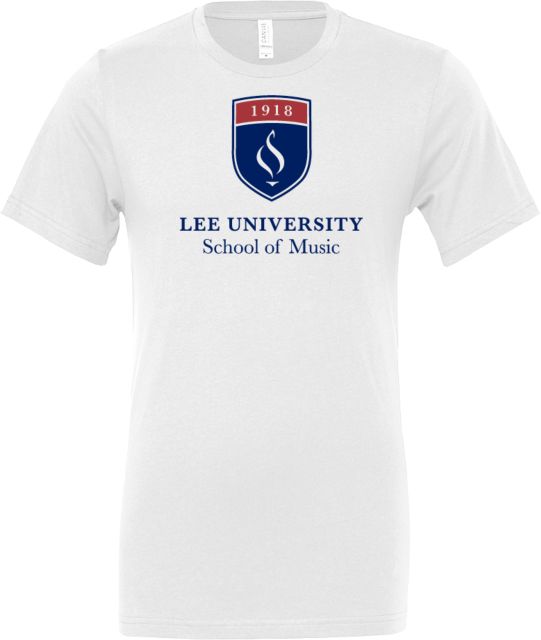 Lee University Bella + Canvas Jersey Cotton T Shirt Lee School of Music - ONLINE ONLY