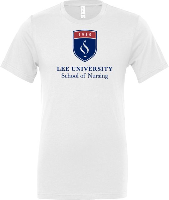 Lee University Bella + Canvas Jersey Cotton T Shirt Lee School of Nursing - ONLINE ONLY
