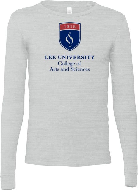 Lee University Bella + Canvas Ash Jersey Cotton Long Sleeve T Shirt Lee College of Arts and Sciences - ONLINE ONLY