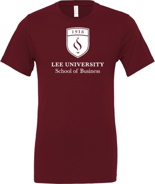 Lee University Bella + Canvas Jersey Cotton T Shirt Lee School of Business - ONLINE ONLY