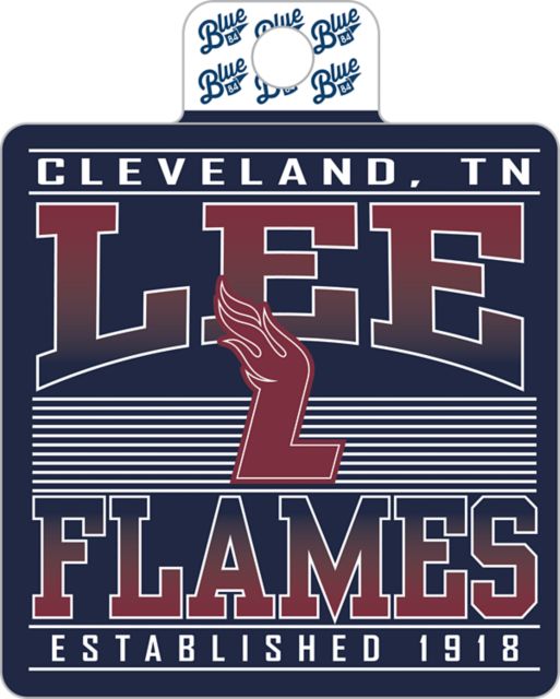 Lee University Flames Full Size Sticker