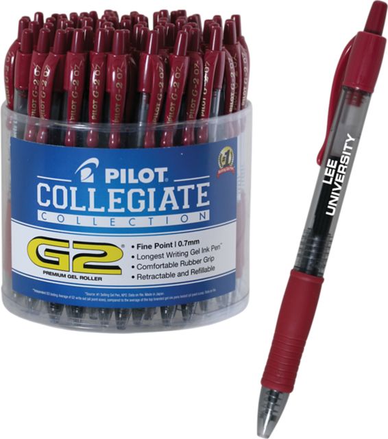 Pilot G2 07 Fine Point Pens & Refills, Burgundy Gel Ink, FREE