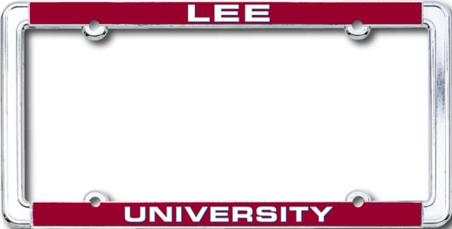 Lee University Thin Dome License Plate Frame