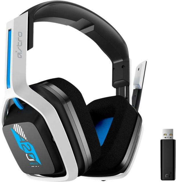 Astro A20 Gen 2 Wireless Gaming Headset for PS5 PS4 PC White Blue Friends University