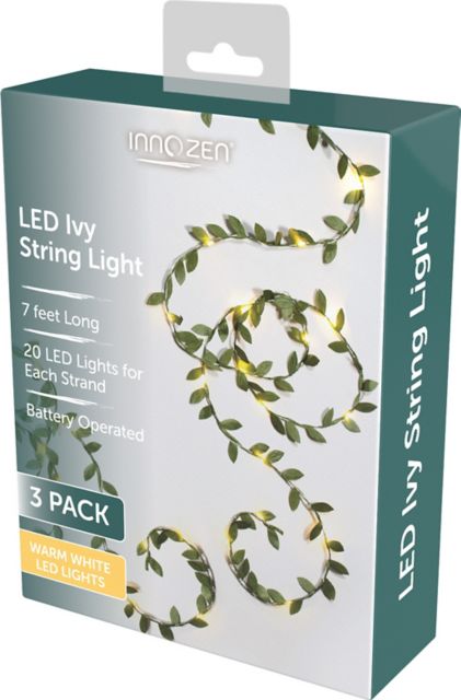 LED IVY STRING LIGHTS , 3 PACK