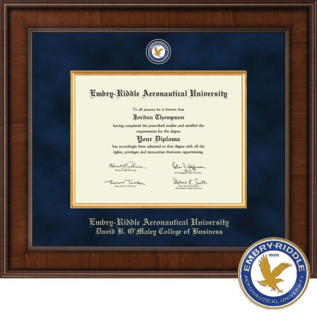 Church Hill Classics Presidential, 8.5x11, Bachelors, Masters,  David B. O'Maley College of Business Diploma Frame - ONLINE ONLY