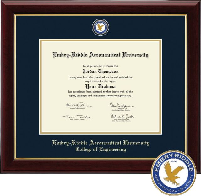 Church Hill Classics , Masterpiece,  8.5x11, Bachelors, Masters, College of Engineering Diploma Frame.  Diploma Frame - ONLINE ONLY