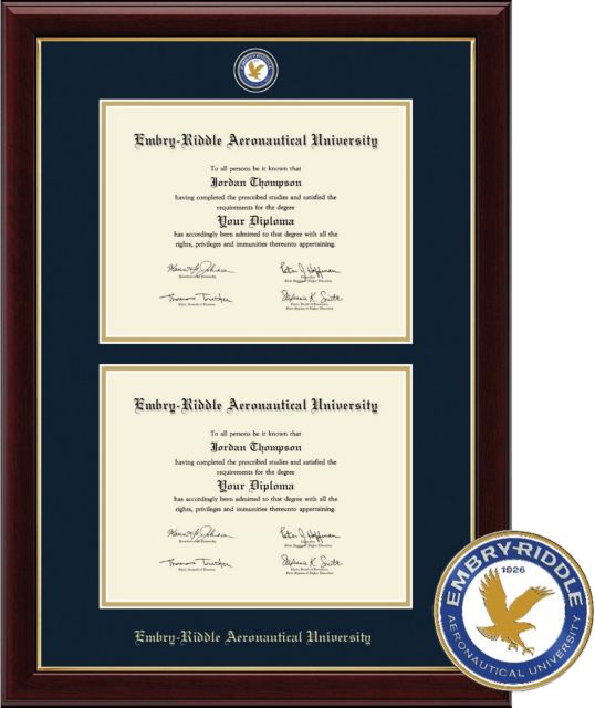Church Hill Classics , Double Document,  8.5x11, Bachelors, Masters,  Diploma Frame - ONLINE ONLY