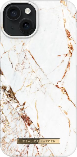 IDEAL OF SWEDEN Fashion MagSafe iPhone Case, Carrara Gold Marble - ONLINE ONLY