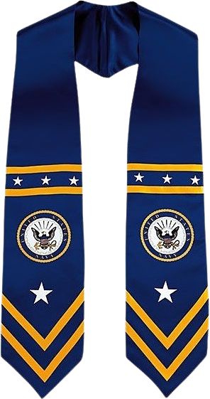 US Navy Graduation Stole