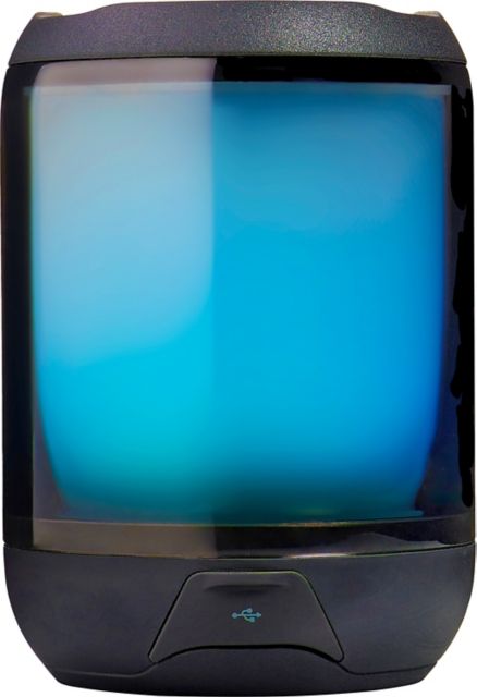 iHome PLAYGLOW MINI Waterproof Bluetooth Speaker, Black