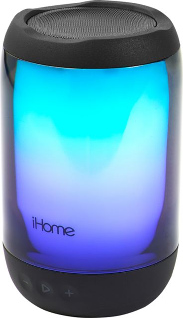 iHome PLAYGLOW+ Waterproof Bluetooth Speaker with Mega Battery, Black