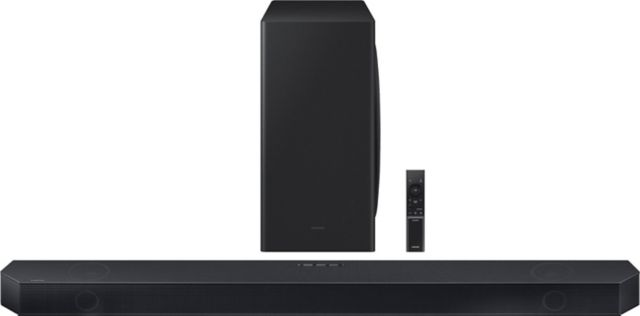 Samsung 3.1.2 Channel Q-Series Soundbar with Wireless Subwoofer, Dolby Atmos + Q-Symphony ( Titan Black)