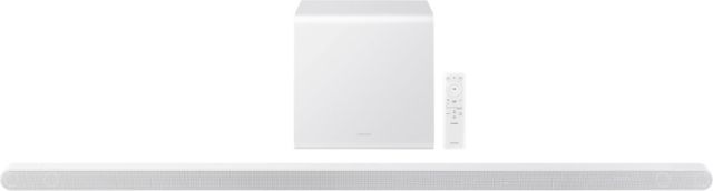 Samsung 3.1.2 Channel Q-Series Ultra Slim Soundbar with Wireless Subwoofer, Dolby Atmos + Q-Symphony (White)