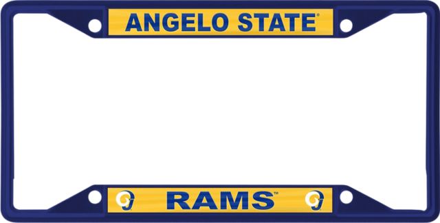 Angelo State University Rams License Plate Frame