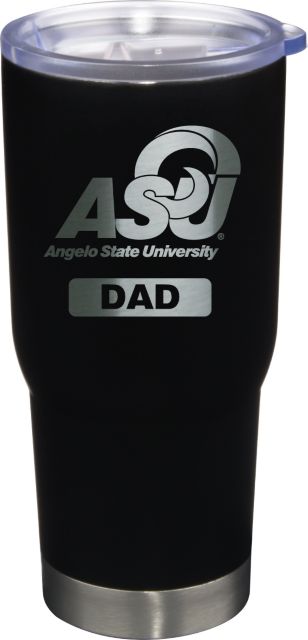 22 oz Matte Black Stainless Steel Tumbler Dad