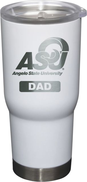 22 oz White Stainless Steel Tumbler Dad