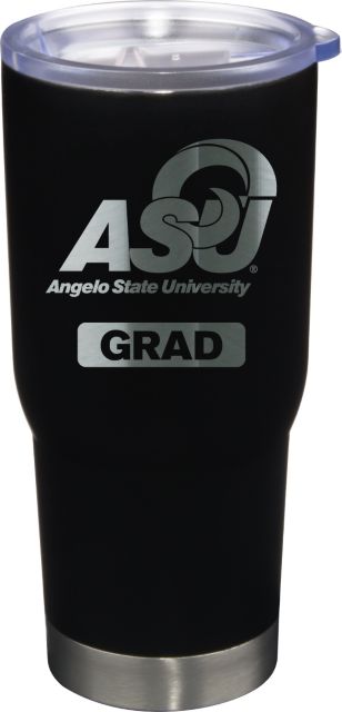 22 oz Matte Black Stainless Steel Tumbler Grad