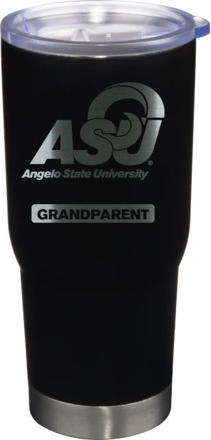 22 oz Matte Black Stainless Steel Tumbler Grandparent