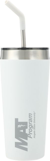 Angelo State University Faye Vacuum Tumbler w/ Stainless Straw 20 oz MAT Program - Angelo State University Engraved - ONLINE ONLY