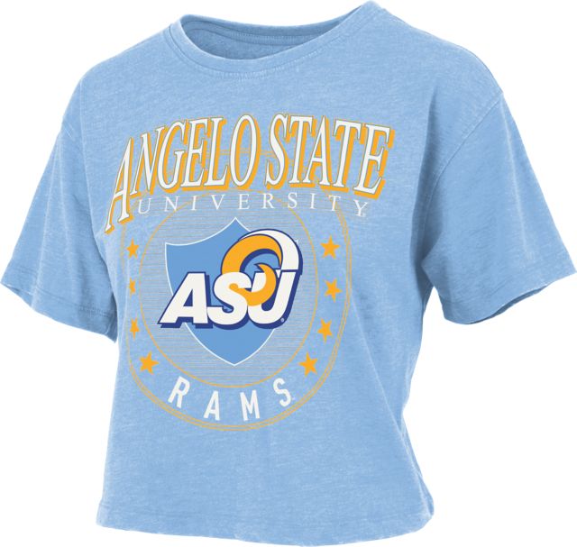 Angelo State University Rams Women's Cropped Short Sleeve T-Shirt