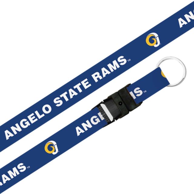 Angelo State University Rams Lanyard with Buckle