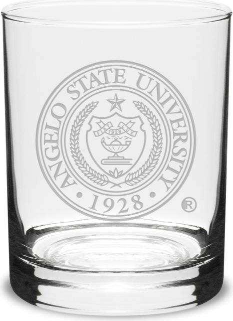 Angelo State University 14 oz. Glass