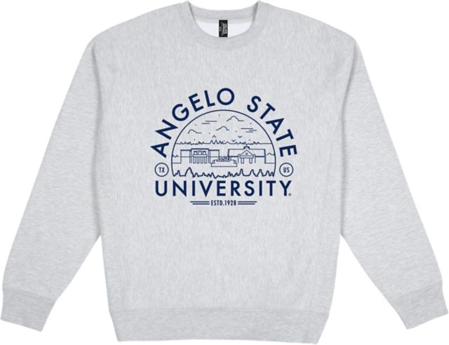 Angelo State University Premium Heavyweight Pullover Fleece Crewneck - ONLINE ONLY
